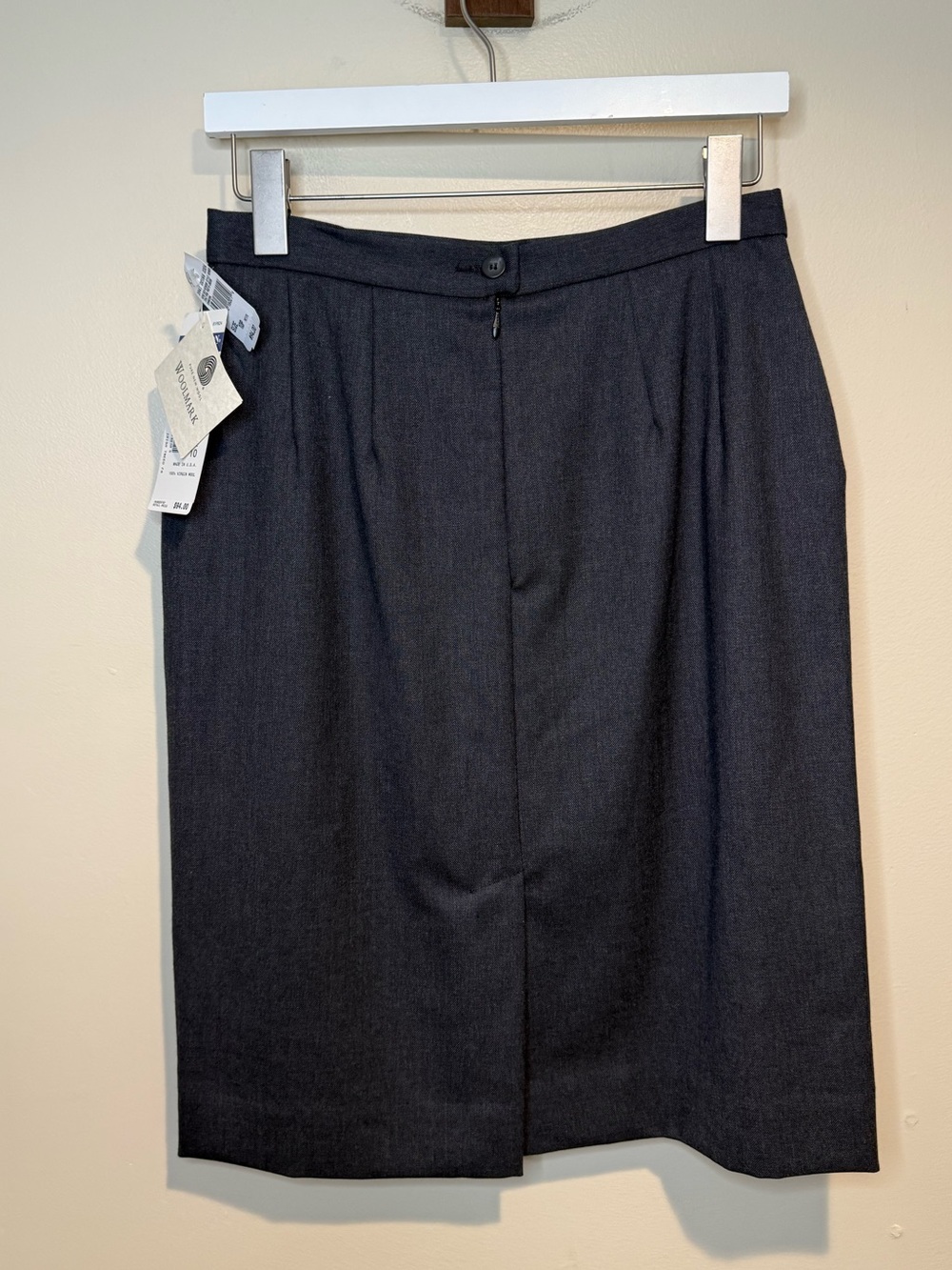 NWT Vintage Pendleton Petite 100% virgin Wool Pencil Skirt woolmark